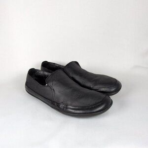 Vivobarefoot Ababa Leather Slip-On Loafer Black EU40 Handcrafted Portugal